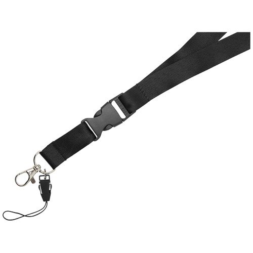 Lanyard Sagan multicolore porta cellulare con fibbia rimovibile