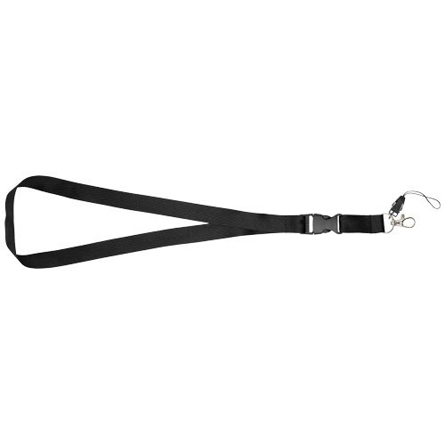 Lanyard Sagan multicolore porta cellulare con fibbia rimovibile