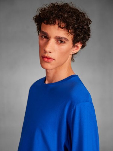 T-shirt longue homme B&C E150 100% coton, coupe regular, 145g/m²