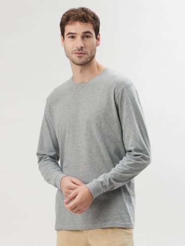 Langarmshirt Classic Fit Herren 100% Baumwolle Evolution LS