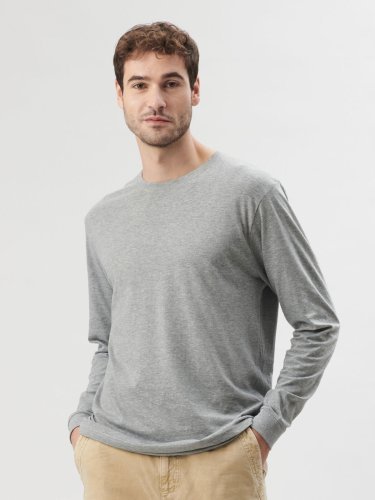 Langarmshirt Classic Fit Herren 100% Baumwolle Evolution LS