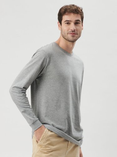 Langarmshirt Classic Fit Herren 100% Baumwolle Evolution LS