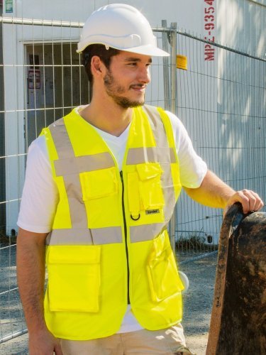 Gilet Berlin Executive alta visibilità, 100% poliestere