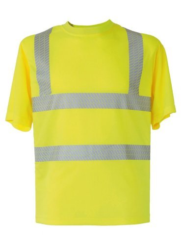 Broken Reflex T-Shirt in leuchtendem Orange, EN ISO 20471, Herren