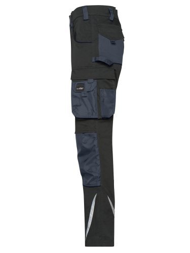 Pantaloni da lavoro James & Nicholson stretch rinforzati Cordura