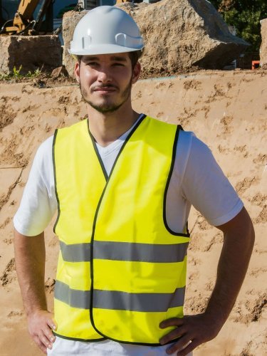 Gilet di sicurezza Wolfsburg giallo/arancione EN ISO 20471, XXL-7XL