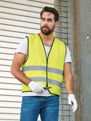 Gilet di sicurezza Wolfsburg giallo/arancione EN ISO 20471, XXL-7XL
