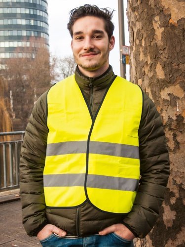 Gilet di sicurezza Wolfsburg giallo/arancione EN ISO 20471, XXL-7XL