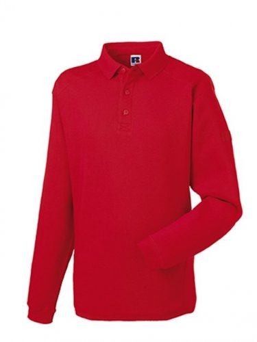 Felpa da lavoro con colletto Classic Red