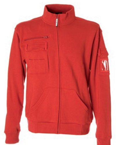 Felpa da lavoro New Italy Red