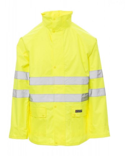 Giacca antipioggia alta visibilità Giallo