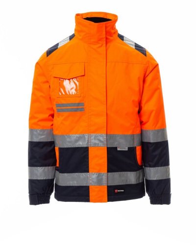 Giacca alta visibilità Hispeed Lady Arancio/Blu