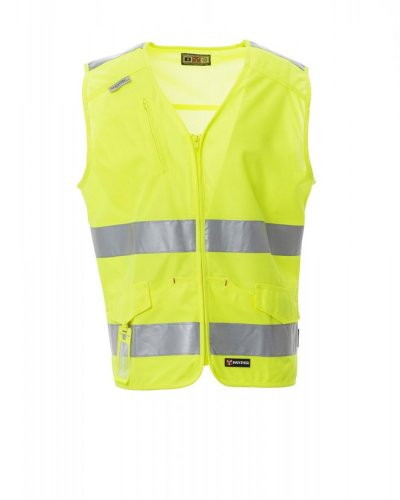 Gilet alta visibilità con bande Expert Giallo