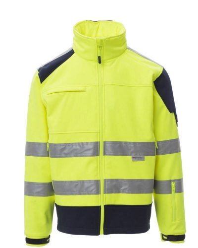 Giubbino alta visibilità Screen Giallo Fluo/Blu Navy