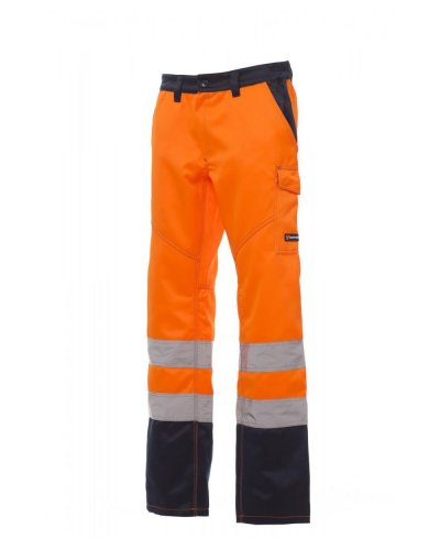 Pantalone uomo Charter Winter Arancio Fluo/Blu Nav