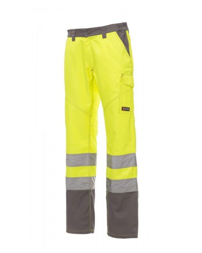 Pantalone Charter Alta Visibilità Giallo Fluo/Steel Gr