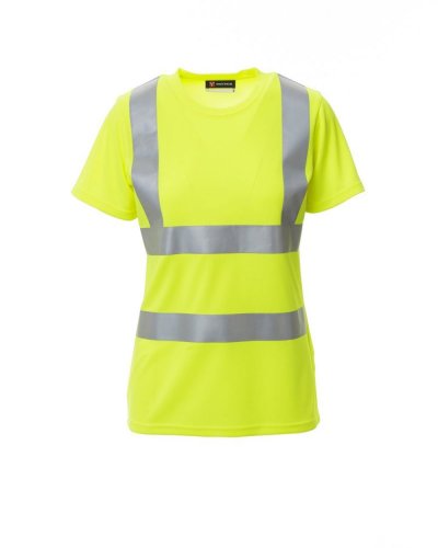 T-shirt alta visibilità Avenue Lady Giallo