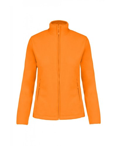 Giacca donna in micropile full zip Maureen Fluorescent Orange