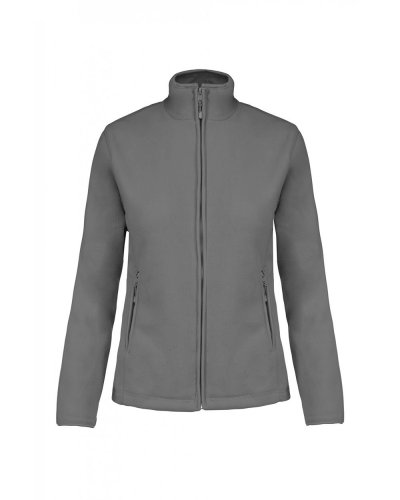 Giacca donna in micropile full zip Maureen Convoy Grey
