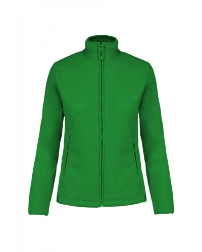 Giacca donna in micropile full zip Maureen Kelly Green