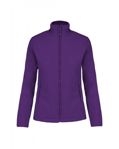 Giacca donna in micropile full zip Maureen Purple