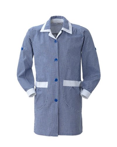 Gemma vestaglia donna quadretti Azzurro / Bianco