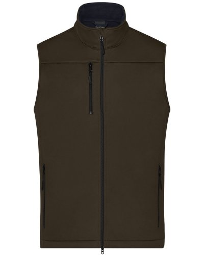 Men's Softshell Vest Brown
