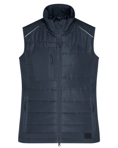 Ladies' Hybrid Vest Carbon/carbon