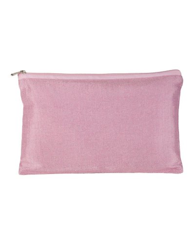 Beauty case in policotone brillante Rosa