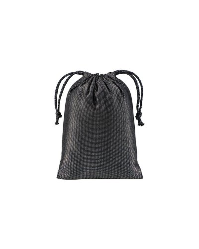 Sacchetto regalo in policotone brillante Nero