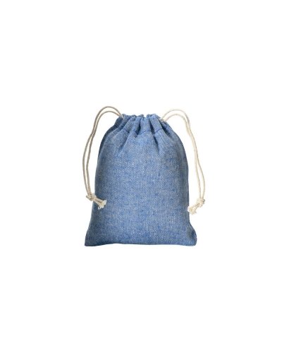Sacchetto regalo in cotone riciclato Blu Royal