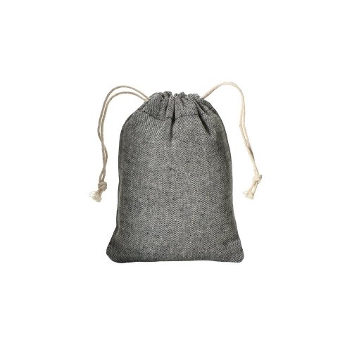Sacchetto regalo in cotone riciclato Nero