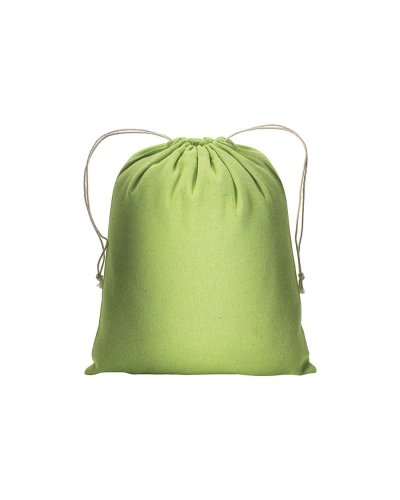 Sacchetto regalo in cotone riciclato Verde mela