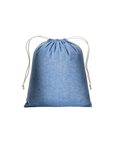 Sacchetto regalo in cotone riciclato Blu Royal