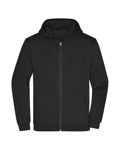 Promo Zip Hoody Men Black