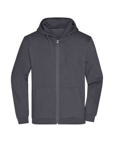 Promo Zip Hoody Men Graphite