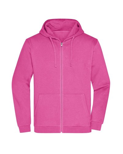 Promo Zip Hoody Men Pink