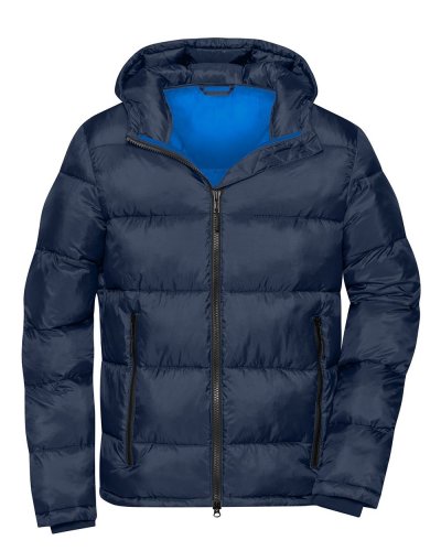 Men's Padded Jacket Navy/electric-blue