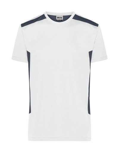 T-Shirt da lavoro da uomo White/Carbon