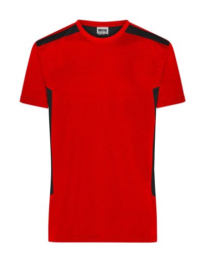 T-Shirt da lavoro da uomo Red/Black