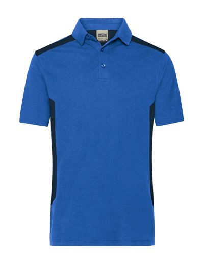 Polo da lavoro da uomo James & Nicholson Royal/Navy