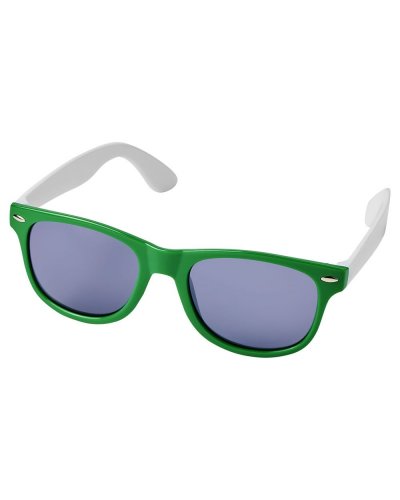 Occhiali da sole Sun Ray a blocchi di colore Verde