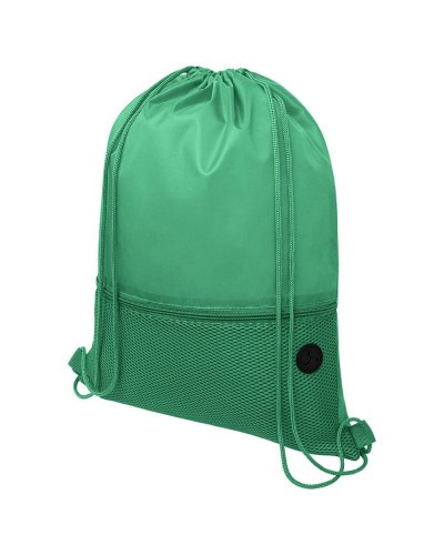 Zaino Oriole in mesh con cordoncino Verde