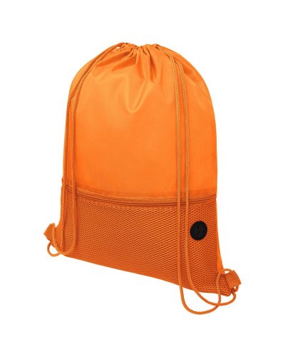 Zaino Oriole in mesh con cordoncino Arancio