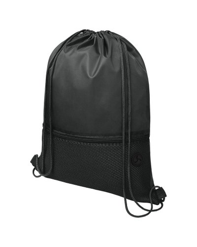 Zaino Oriole in mesh con cordoncino Nero