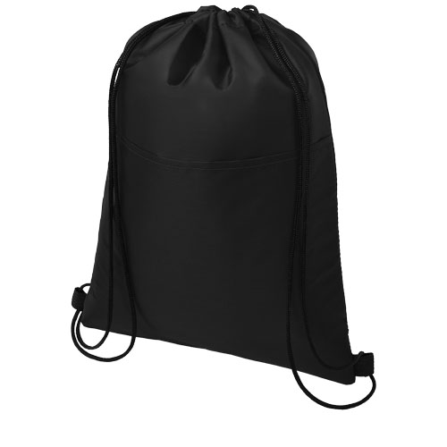 Borsa frigo Oriole con cordoncino da 12 lattine Nero