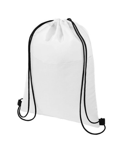 Borsa frigo Oriole con cordoncino da 12 lattine Bianco