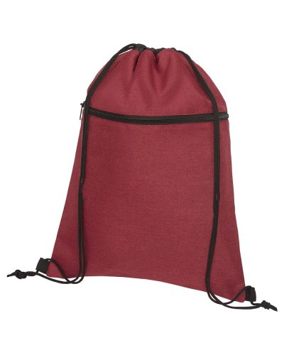Zaino Hoss con cordoncino Heather dark red