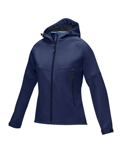 Giacca Coltan da donna in softshell riciclato Navy