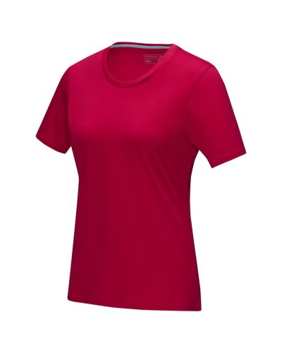 T-shirt Azurite a manica corta da donna in tessuto organico Rosso